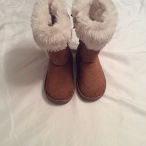 Jumping Bean Faux Fur Toddler Boots